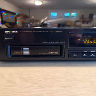 Optimus CD-8000 6 Disc Cartridge Cd Player Radio Shack Near Mint Serviced Rare🎶 image 5