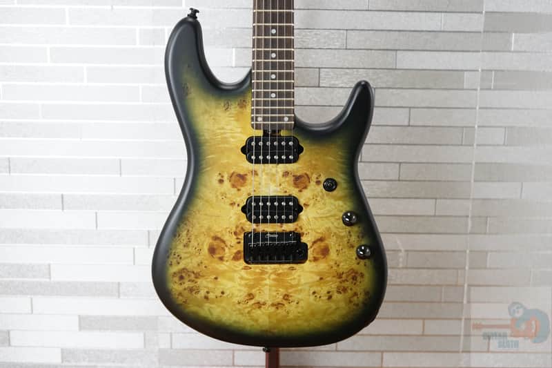 Sterling Jason Richardson 6 Signature Cutlass - Natural Poplar Burst - With Gig Bag image 1