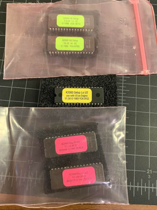 Kurzweil K2000 K2000J VX LO U2 V5.00 V3.18J V1.30 EPRom image 1