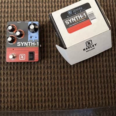 Keeley Synth 1 Reverse Attack Fuzz Wave Generator 2019 - Present - Grey / Red / Blue image 2