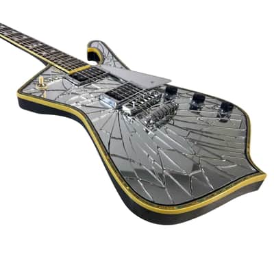 2017 Ibanez PS1CM Paul Stanley Signature Cracked Mirror Iceman image 6