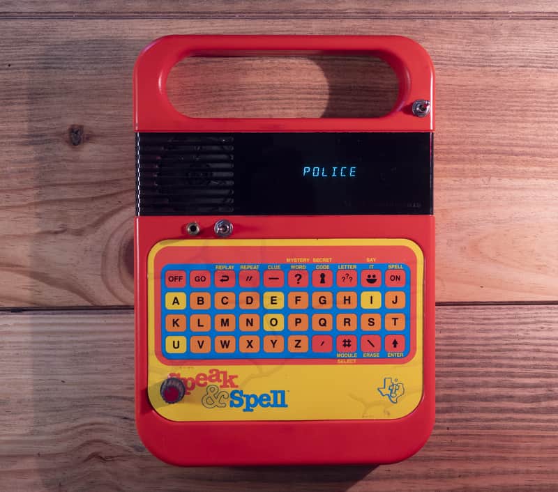 Texas Instruments Speak & Spell - circuit bend - English version 1980 - orange image 1