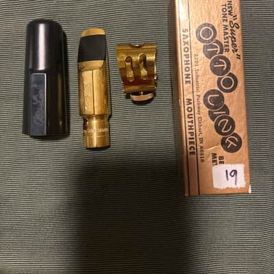 Otto Link OLM-402-8S Super Tone Master Metal Alto Sax Mouthpiece - 8* 2010s - Gold image 7