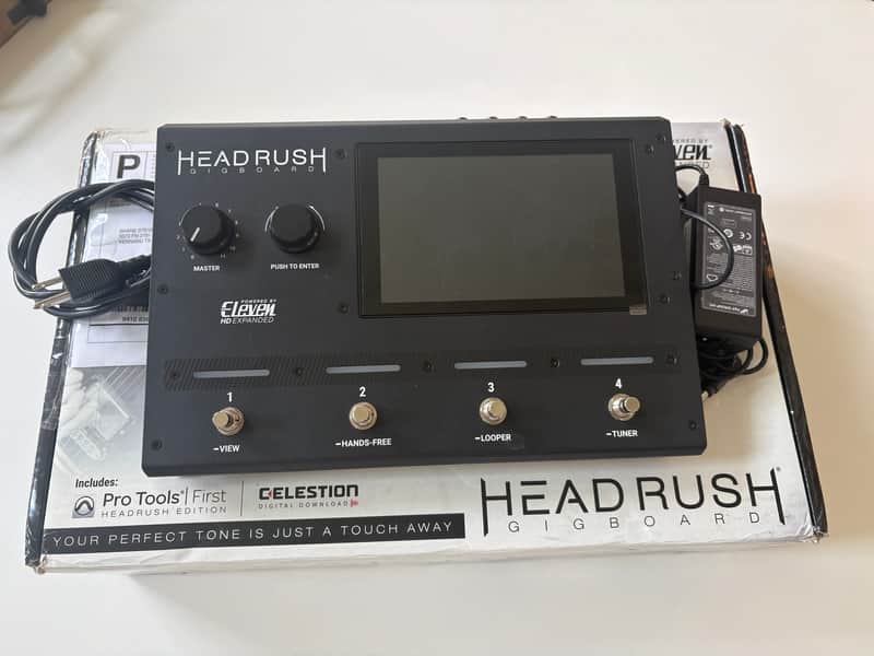 Headrush Gigboard Multi-Effect Unit/Amp Modeler 2018 - Black