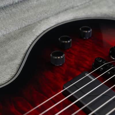 ESP E-II Eclipse Electric Guitar, Ebony Fingerboard, See Thru Black Cherry Sunburst image 12