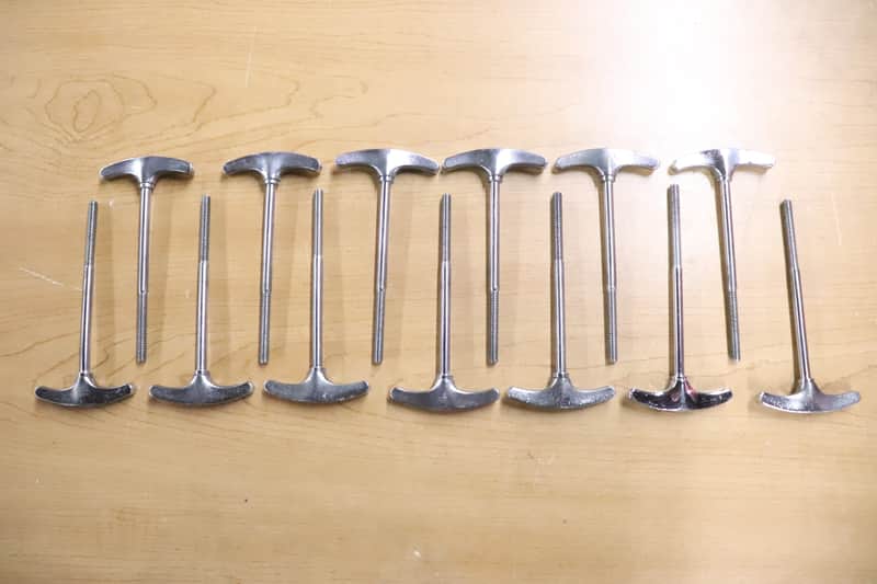 Ludwig USA 4 3/4" Chrome T Rods 13pk Vintage 1960's -70's image 1