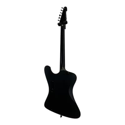 Used LTD Phoenix Black Metal Electric Guitar Black 6-String image 4