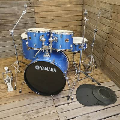 Drum Kit Yamaha Gigmaker, Blue Sparkle USED! RKYAM110223 image 2