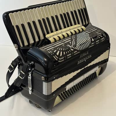 Italo American Polytone Single Tone Chamber Full-size Piano Accordion 2+1 LMH image 6