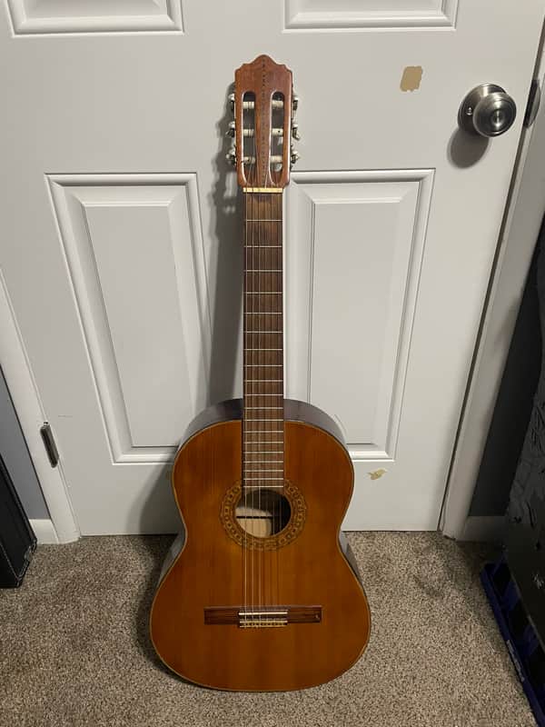 El Degas c80y classical acoustic guitar 1970s - natural image 1