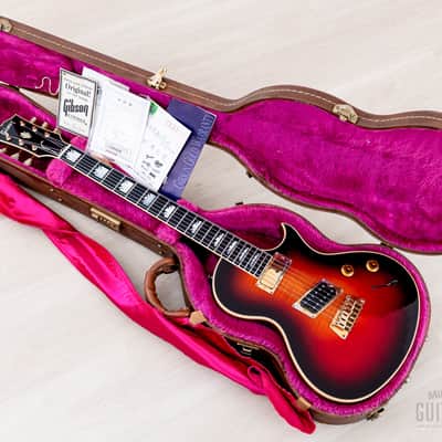 1998 Gibson Nighthawk Custom CST-2 Fireburst Flame Top, Near-Mint w/ Case & Tags, Yamano image 18