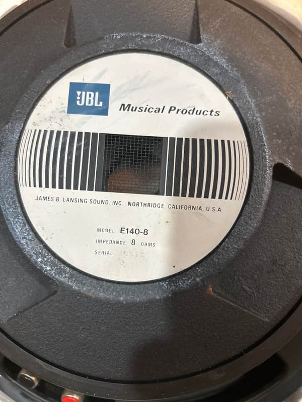 JBL E140 B 1982 - Black image 1
