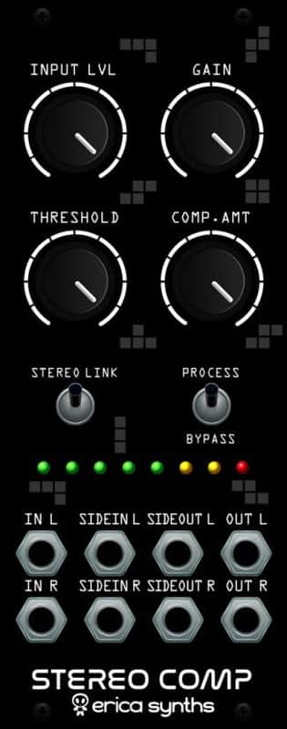 ERICA SYNTHS STEREO COMPRESSOR : BRAND NEW :  [DETROIT MODULAR] image 1