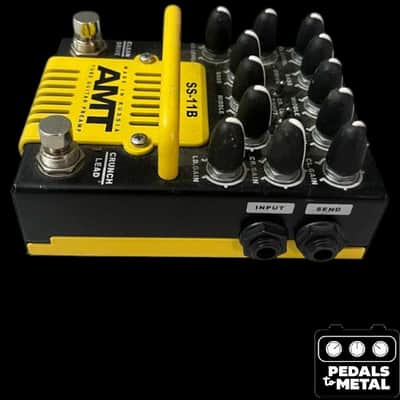 AMT Electronics SS-11B (Modern) Guitar Preamp 2010s - Black/Yellow - X18170 image 6