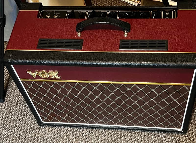 Vox AC15C1-RD Limited Edition Custom 2010-2019 - Red/Black image 1