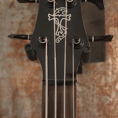 Tobias Toby LTD Standard 4 String Electric Bass Guitar, Jet Black Finish image 3