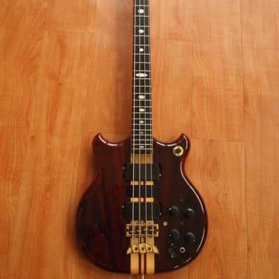 Alembic Series 1 Short Scale 4 string bass 1990 Clear Gloss image 1