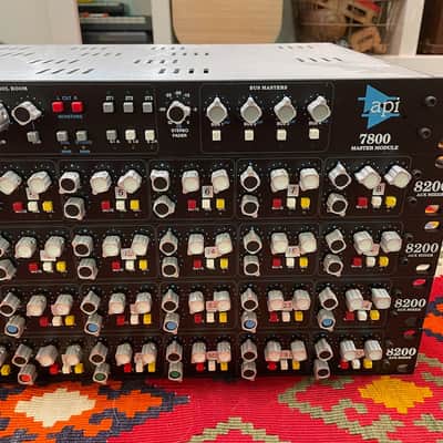 API Summing Mixer System 7800, 8200 x4, L100 Power Supply - All Cabling image 1
