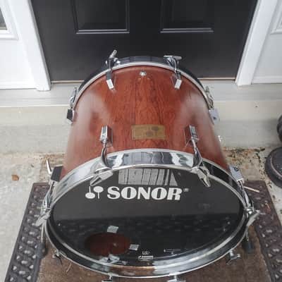 Sonor Signature Series 20 inch bass drum 1980s 1990s - Bubinga image 1