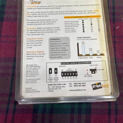 Graph Tech String Saver Strat & Tele Saddles - Matte image 2