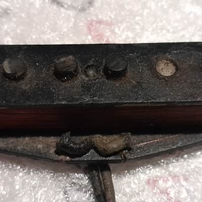 1963 Fender stratocaster pickups pre-CBS vintage original matched set, all original wires & windings - clean for their age -- Fairly hot set -- Bridge 6.12k, Middle 5.96k, Neck 6.0. parts for luthier restoration project '63 1960s 60s Strat image 8