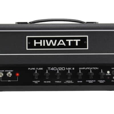 Hiwatt T40/20 2-Channel 40-Watt Guitar Amp Head - Authorized Dealer image 1