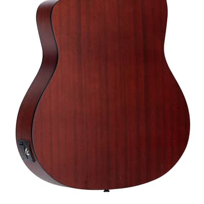 ORTEGA RCE125MMSN Thinline Small Neck Nylon Elektro-Akustik-Gitarre inkl. Gigbag image 2