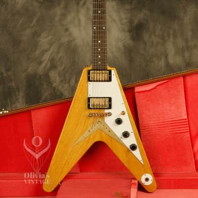 2021 Gibson Collector's Edition 1958 Flying V + Explorer set Korina Murphy Lab PROTOTYPE image 3