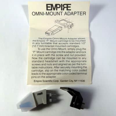 80's Empire P66E Super Rare Omni or "P" Mount Turntable Phono Cartridge Brand New NOS Original Elliptical Stylus, Screws, Manual in Gorgeous Condition! image 2