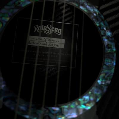 Rainsong Black Ice BI-OM1000N2 Acoustic Guitar image 5