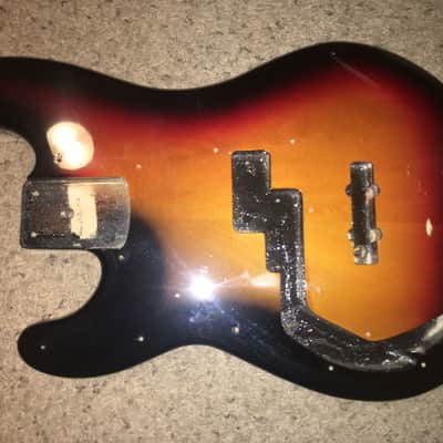Fender Squier LH PJ Bass Body 2010s 3TSB image 5