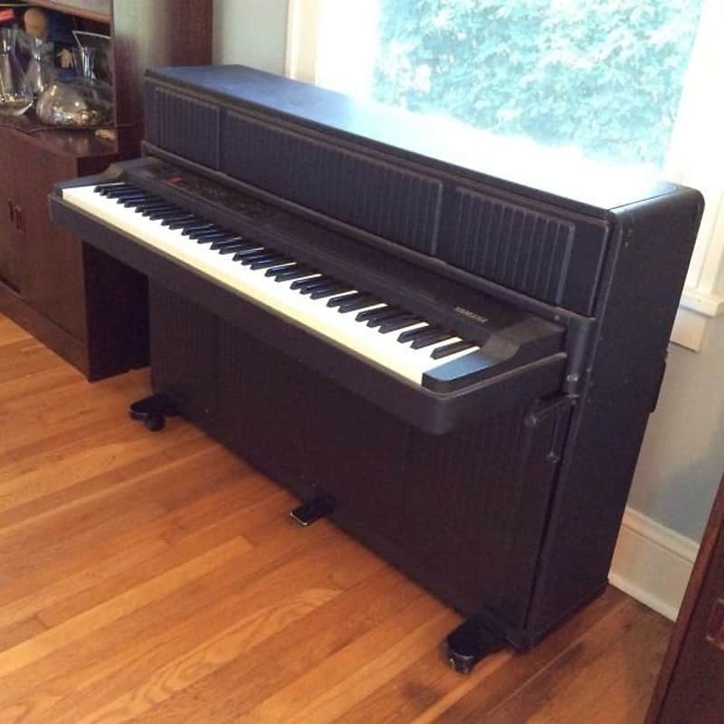 Yamaha Cp-60 upright electric grand piano 1986 Black MIJ image 1