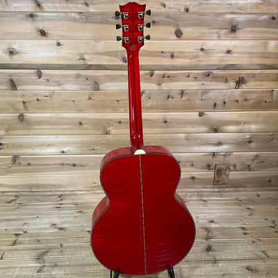 Gibson Custom Shop Orianthi SJ-200 Acoustic Electric Guitar - Cherry image 5