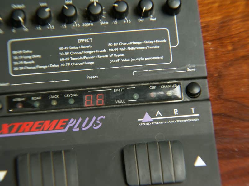 ART Xtreme Plus Multi-Effects for Guitar | Includes Power Supply