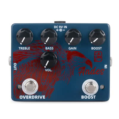 Caline DCP-11 Andes Boost & Overdrive Pedal Dual Effect Pedal,price include the import duty for US buyer image 1
