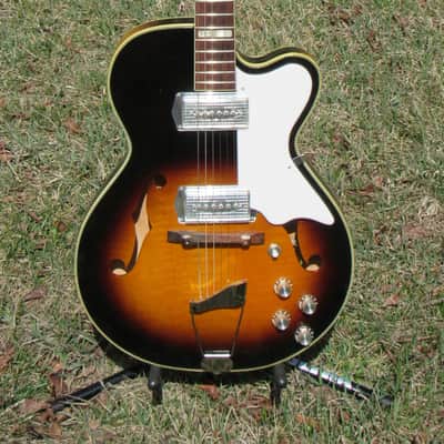 Kay Swingmaster Guitar & Univox Tube Amp 1960's (Grassi Custom Branded) image 2