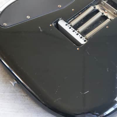 1985 Fender Squier ST-335 Contemporary Series Japan HH Stratocaster (Black) image 9