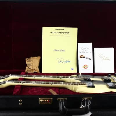 Gibson Custom Don Felder AGED EDS-1275 Double Neck HOTEL CALIFORNIA Guitar in White | MINTY w/ TAGS! image 2