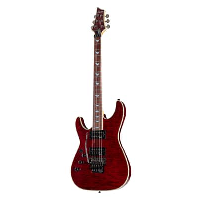 Schecter Omen Extreme 6 FR Lefthand Black Cherry - Left handed electric guitar image 1