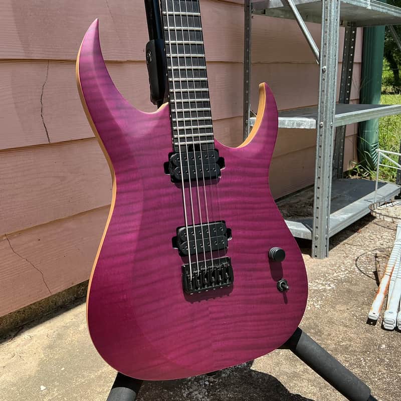 Schecter John Browne Signature Tao-6 2022 - Present - Satin Trans Purple image 1
