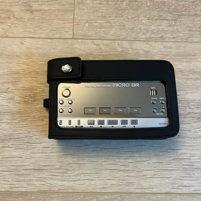 Boss Micro BR Digital Recorder 2000s + BA-M-BR Play Case image 1