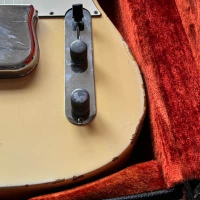 1967 Fender Telecaster Olympic White Custom Color All Original with CITES image 4