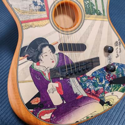 2025 Fender American Acoustasonic Telecaster Kuniyoshi Collection Geisha - FENDER EXPERIENCE 2025 Tokyo Flagship Exclusive Limited Edition image 10
