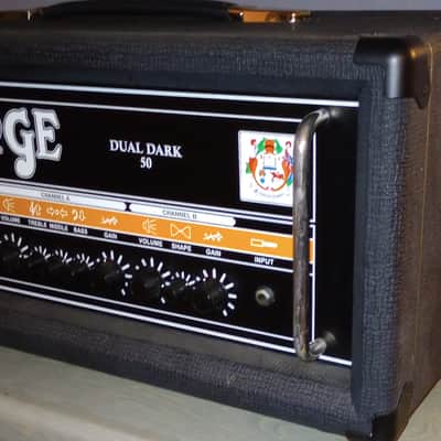 Orange Dual Dark 50 2-Channel 50-Watt Guitar Amp Head 2014 - 2023 - Black image 2