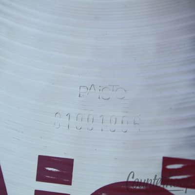*Paiste 2002 20" Novo China Type Chinese Cymbal 1723g Switzerland B8 Red Label* image 2