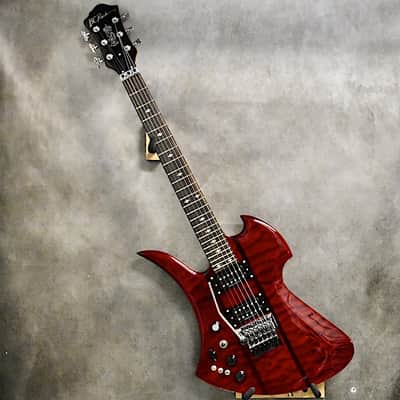 B.C. Rich Left Handed Mockingbird Legacy ST FR 2022 - Trans Red