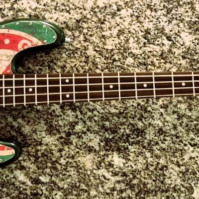 Disruptor Jazz Bass (Squire Parts-caster) - Racing Green Gloss image 2