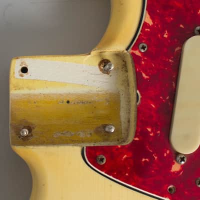 Fender  Duo-Sonic II Solid Body Electric Guitar (1965), ser. #L78307, original tan hard shell case. image 18