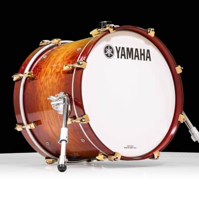 Yamaha PHX 18x14 Ash Bass Drum - Textured Amber Sunburst image 2