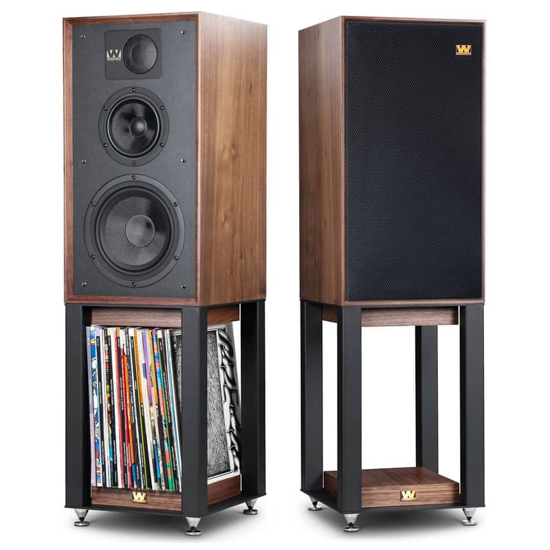 Wharfedale: Linton Speakers + Stands Set (Pair) - Walnut Walnut image 1